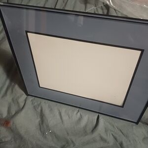 Elegant Blue and White Picture Frame